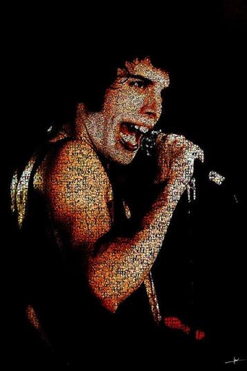 David Law - Crypto Freddy Mercury. Format XL 50x75
