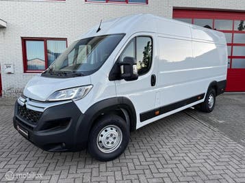 Zakelijke lease - Citroën Jumper bestel 2.2 BlueHDi, Stof, Wit, Handgeschakeld, Lease