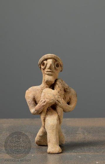Levant Terracotta Levantijnse terracotta beeldje van een