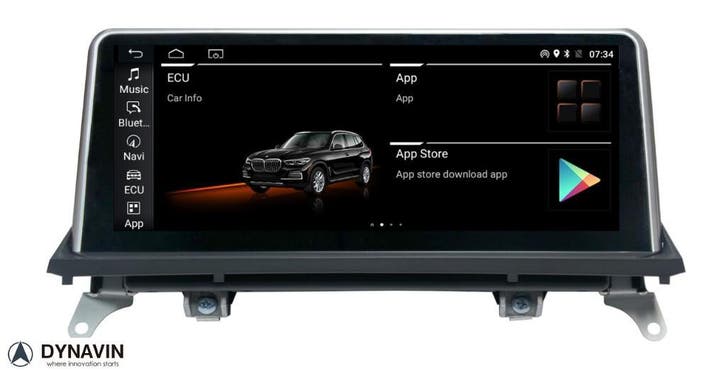 Navigatie BMW E70 X5 carkit android 15 usb carplay 64gb, Auto diversen, Autoradio's, Nieuw, Ophalen of Verzenden