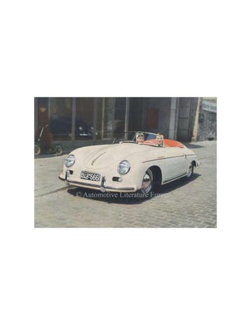 1956 PORSCHE 356 CARRERA 550 SPYDER BROCHURE DUITS, Nieuw, Porsche, Author