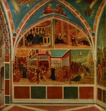 Europese school (XIX) - Martyre de Sainte Catherine