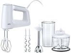 Braun Multimix 3 HM3137WH - Handmixer - 5 snelheden - Wit, Verzenden, Zo goed als nieuw
