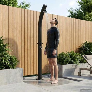 vidaXL Zonne-douche met douchekop 20 l PVC, ABS,, Verzenden, Nieuw