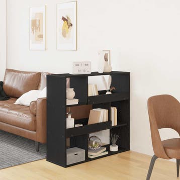 vidaXL Boekenplank 4-laags 100 x 33 x 94,5 cm Bewerkt hout, Minder dan 50 cm, Verzenden, Nieuw, Minder dan 100 cm