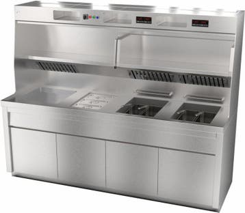 Showroommodel Hegro bakwand HED6, Ophalen, Gebruikt, Fornuis, Frituur en Grillen