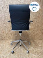 Bureaustoel Ahrend 350 - zwart lederen stoffering - re-u..., Nieuw in verpakking