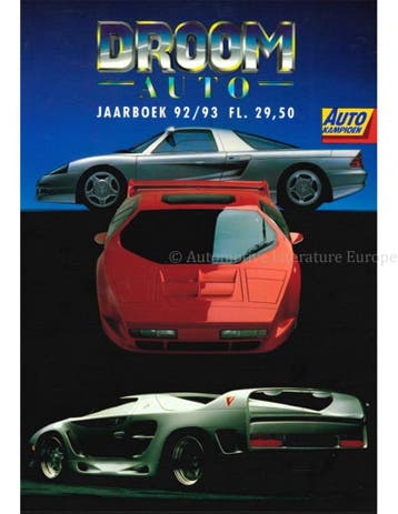 1993 DROOM AUTO JAARBOEK 92/93 NR.5 DUTCH, Nieuw, Author