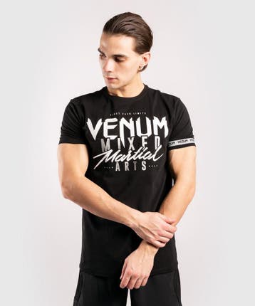 Venum MMA Classic 2.0 T-shirt Zwart Zilver, Ophalen of Verzenden, Nieuw