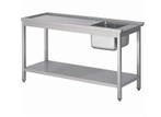 Afvoertafel | Bodemschap | RVS | 1200 x 750 x 900 mm, Zakelijke goederen, Horeca | Meubilair en Inrichting, Verzenden, Nieuw in verpakking
