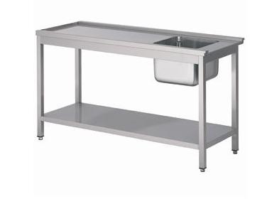 Afvoertafel | Bodemschap | RVS | 1200 x 750 x 900 mm, Zakelijke goederen, Horeca | Meubilair en Inrichting, Verzenden