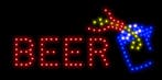 Bier drank club LED bord lamp verlichting lichtbak reclamebo, Verzenden, Nieuw