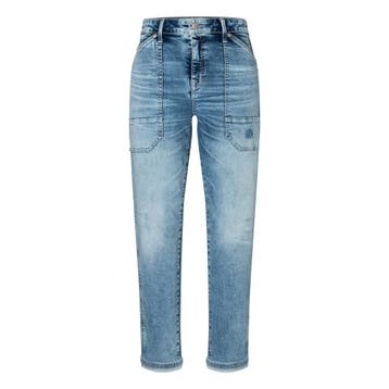 MAC • blauwe Iowa baggy jeans • 36, Kleding | Dames, MAC, Verzenden, Nieuw, Blauw