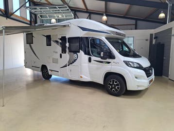5Pers Chausson Welcome 727 150PK Enkele Bedden 2xAirco 35Dkm, Ringverwarming, Hagelvast dak, Fiat, 7 tot 8 meter