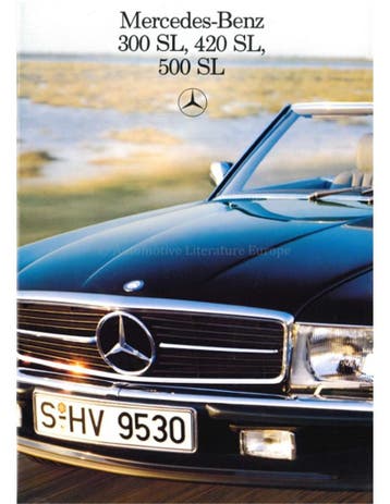 1986 MERCEDES BENZ SL KLASSE BROCHURE NEDERLANDS, Boeken, Nieuw, Author