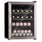 Koelkast Drankkoelkast Mini Koelkast Tafelmodel RVS 60L Stil, Witgoed en Apparatuur, Zonder vriesvak, Minder dan 85 cm, Refurbished