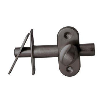 Insteekgrendel/voordeurgrendel Vienna 50mm - PVD gun metal, Verzenden, Nieuw