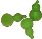 Bullis gedroogde kalebas Velvet Groen 10 stuks, Ophalen of Verzenden, Nieuw