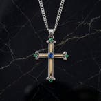 Zonder minimumprijs - Halsketting - 18 karaat Zilver, Geel, Sieraden, Tassen en Uiterlijk, Kettingen, Nieuw