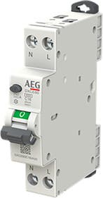 AEG  Compacte aardlekautomaat 1P+N C-Kar. 16A, 30mA |, Ophalen of Verzenden, Nieuw