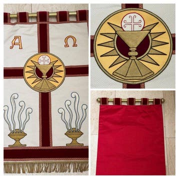 Religieuze en spirituele objecten - Textiel, Zijde,, Antiek en Kunst