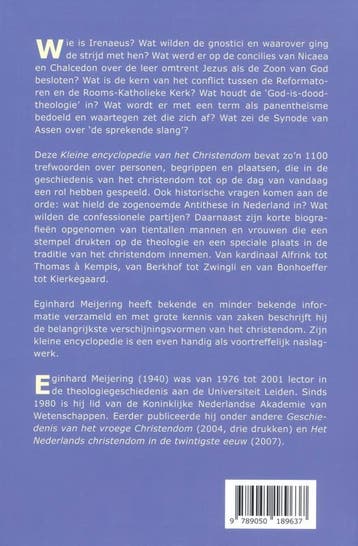 Kleine encyclopedie van het christendom 9789050189637, Boeken, Godsdienst en Theologie, Verzenden, Zo goed als nieuw, E. Meijering