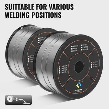 HITBOX Aluminium MIG Flux Cored Lasdraad 1.0mm - 0.5KG (ER53, Verzenden, Nieuw