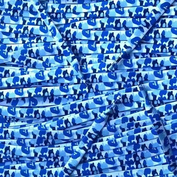 Bape veters - Blauw • 120  cm x 8 mm, Ophalen of Verzenden, Nieuw