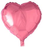 Folieballon hartvorm roze, Verzenden, Nieuw, Versiering, Valentijn of Romantisch