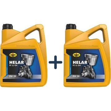 Kroon Olie Aanbieding: 2 X Helar Fe 0W20 Ll-04 5L, Verzenden