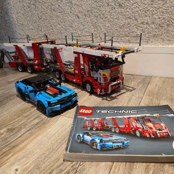 Lego Set - 42098 - Technic - Car Transporter – Complete Set, Nieuw
