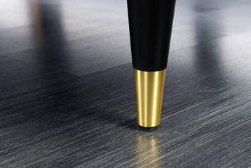 Design kruk COSY VELVET 80cm petroleumblauw goud fluweel, Huis en Inrichting, Banken | Voetenbanken en Poefen, Ophalen of Verzenden