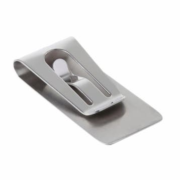 Fako Bijoux - Geldclip - Moneyclip - RVS - Veer - 55x27mm -, Sieraden, Tassen en Uiterlijk, Verzenden, Nieuw