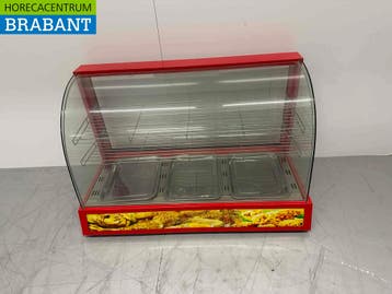 HCB Warmhoudvitrine Warmtevitrine 96 cm 230V Horeca, Ophalen of Verzenden, Nieuw in verpakking