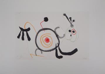 Joan Miro (1893-1983) - Animal surréaliste