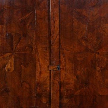 Luierkabinetje met marqueterie van stervormige-bloemen ca 16, Antiek en Kunst, Ophalen of Verzenden