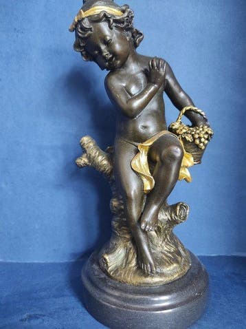 Dal modello di Auguste Moreau - sculptuur, Niño con