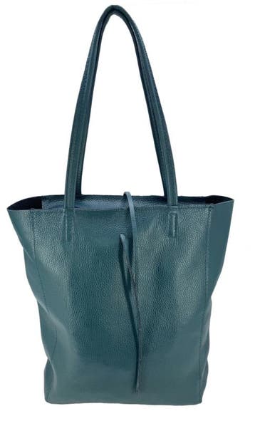 Petrol Vera Pelle leren shopper, Verzenden, Nieuw