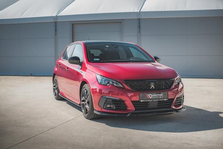 Front Splitter V.1 Peugeot 308 GT Mk2 Facelift, Auto diversen, Tuning en Styling, Verzenden