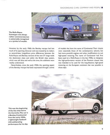 Corniche en Camargue Tweedeursmodellen van Rolls-Royce en Be, Verzenden, Nieuw, James Taylor, Overige merken