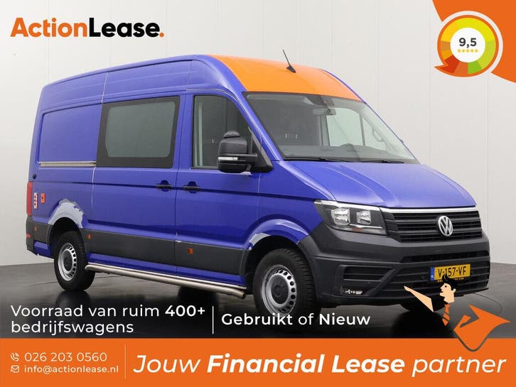Volkswagen Crafter 20TDI Blauw occasion, Auto's, Bestelauto's, Dealer onderhouden, Te koop, Handgeschakeld, Financial lease, BTW verrekenbaar