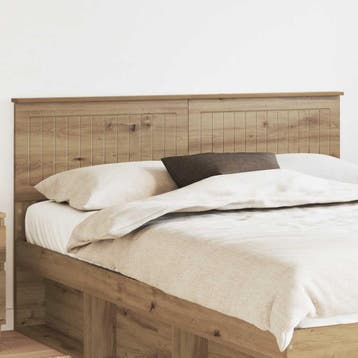 vidaXL Hoofdbord Artisan Eiken Bewerkt hout, Verzenden, Nieuw, Bruin, Hout