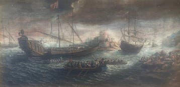 Seguidor de Gaspard van Eyck (XVIII), Navolger van - Marina