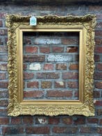Lijst - 150. Oude goud vergulde schilderijlijst. Voor
