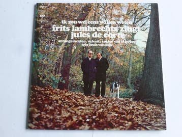 Frits Lambrechts zingt Jules de Corte (LP) S64778, Ophalen of Verzenden, Zo goed als nieuw