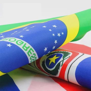 Set van 5 Italiaanse Wapperende Vlaggen op Stok, Verzenden, Nieuw