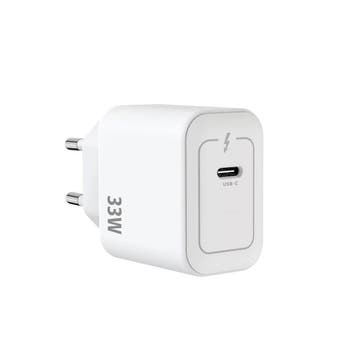 Rixus RXHC33 GaN USB-C voedingsadapter 33W wit, Verzenden, Nieuw