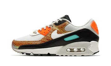 Nike Air Max 90 Gold Reptile (W), Nieuw