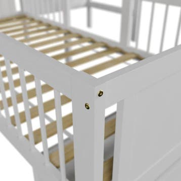 Kinderbed Yari - Incl. Tafel en Lade - Wit, Verzenden, Nieuw
