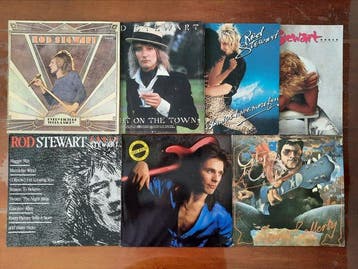 Rod Stewart, Frank Marino and Gerry Rafferty - 7 x LP albums, Nieuw in verpakking